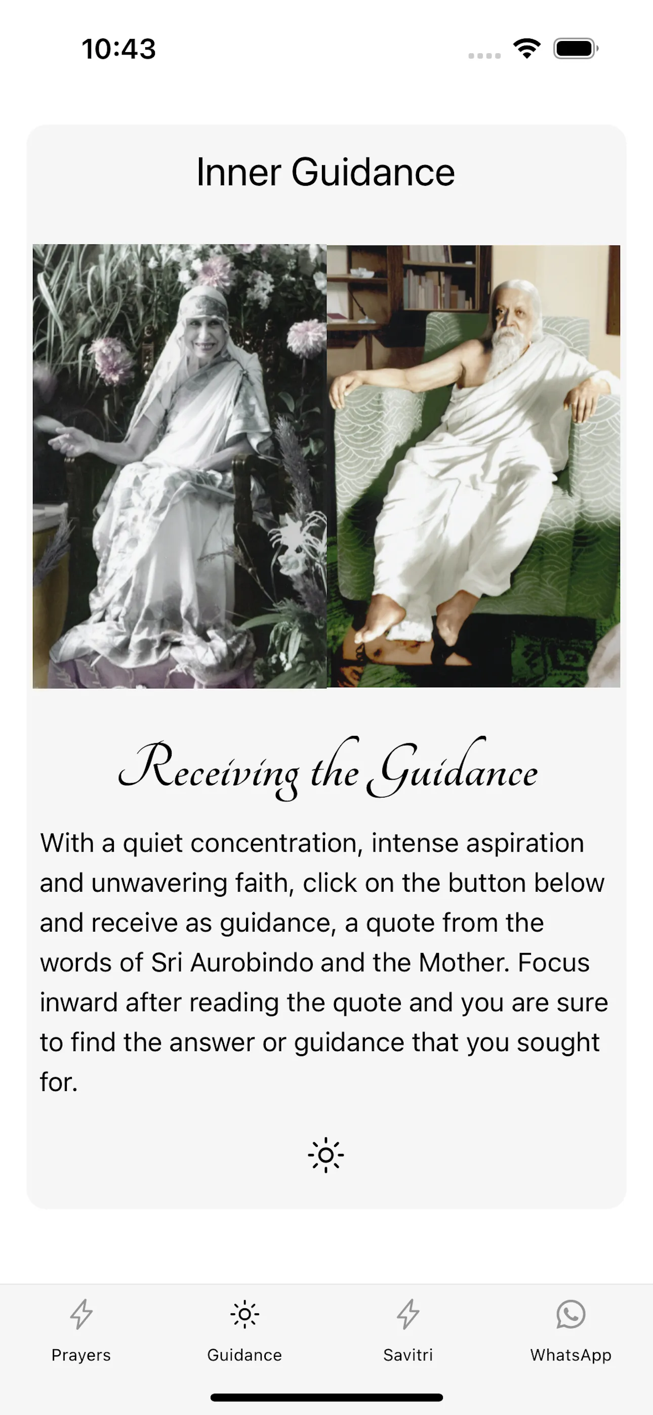 Inner Guidance - Sri Aurobindo | Indus Appstore | Screenshot