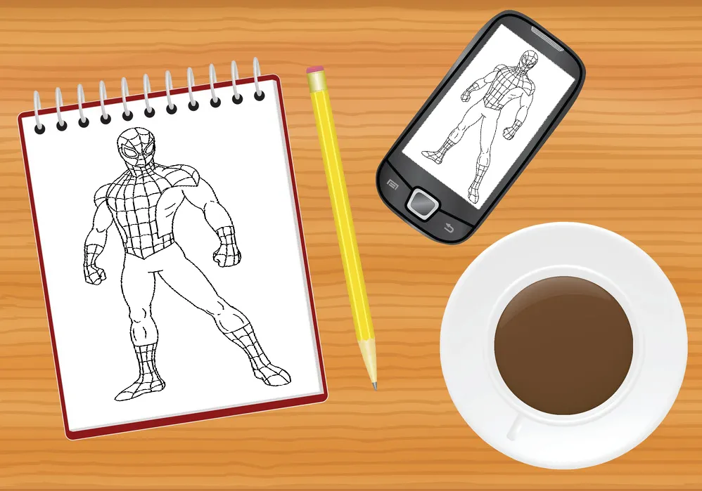 How To Draw Superhero and Logo | Indus Appstore | Screenshot