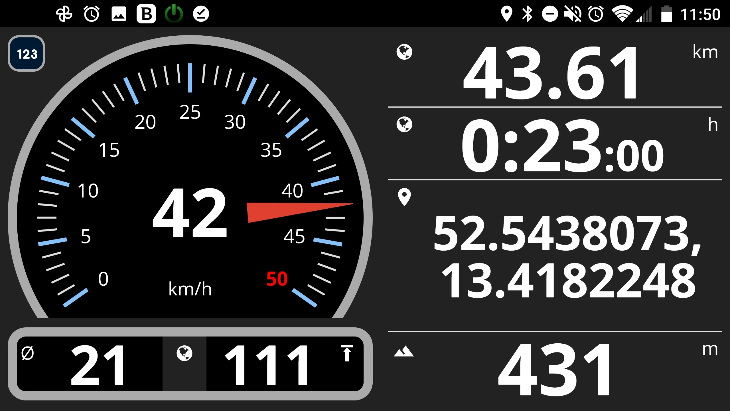 Speedometer with odometer | Indus Appstore | Screenshot