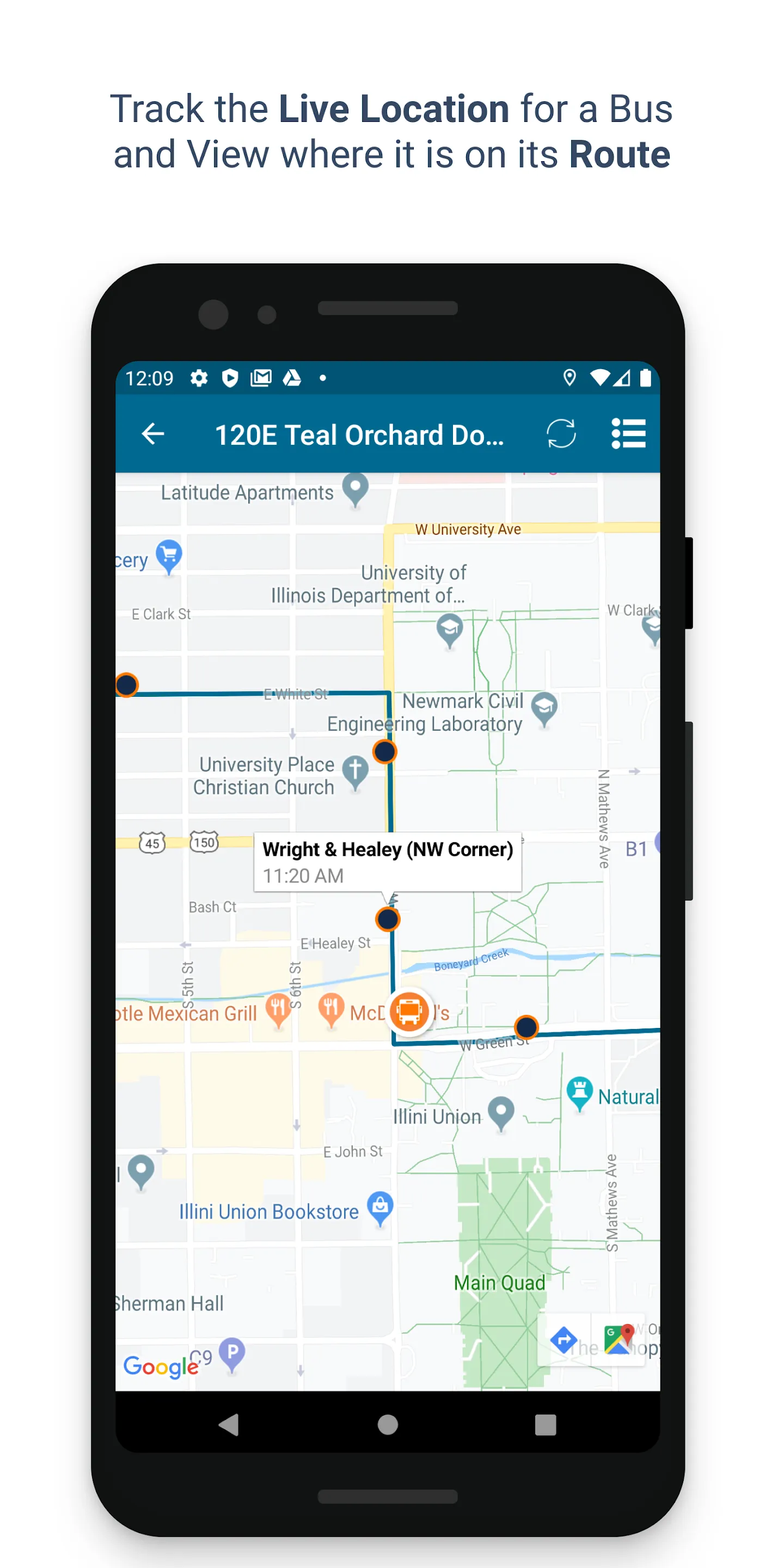 UIUC Bus | Indus Appstore | Screenshot