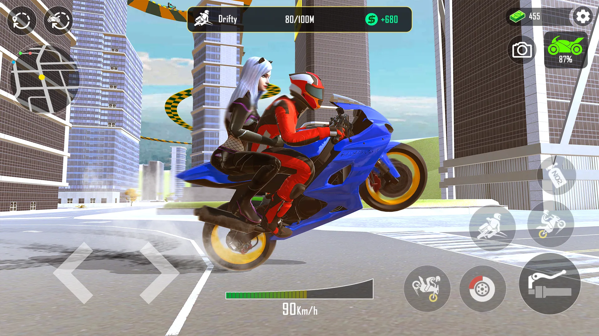 GT Moto Stunt 3D: Driving Game | Indus Appstore | Screenshot