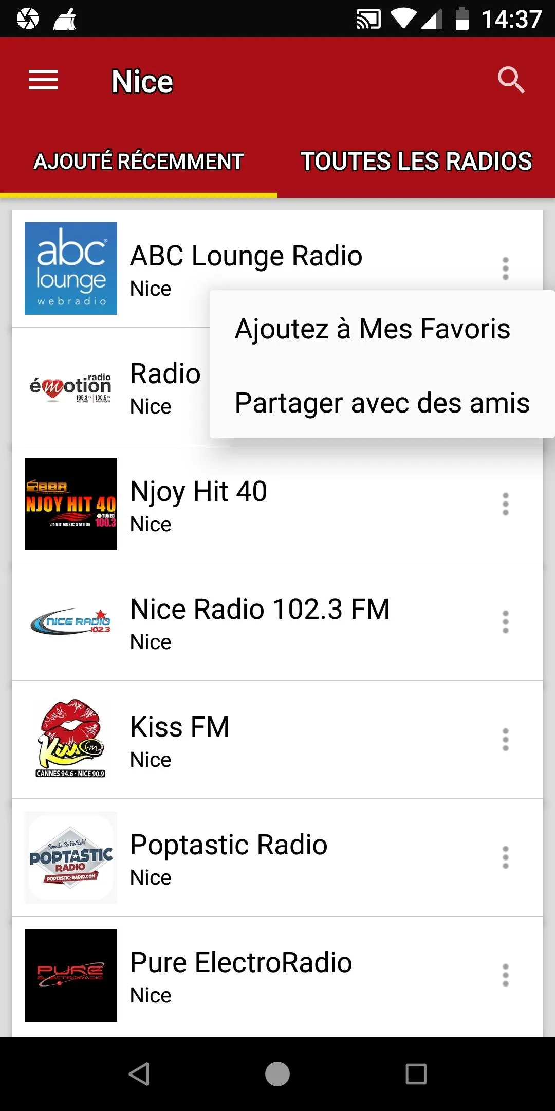 Radios de Nice - France | Indus Appstore | Screenshot