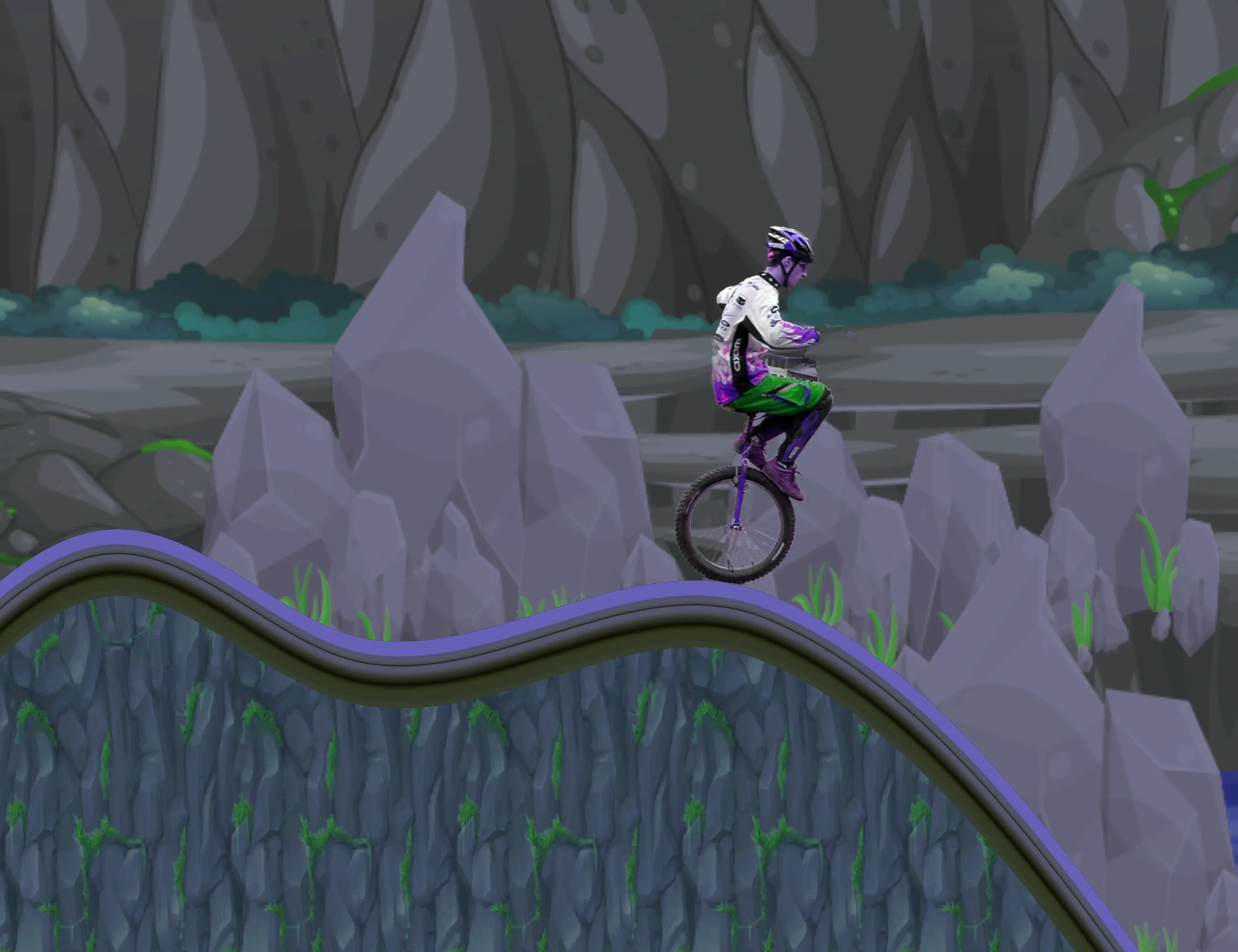 Extreme Mountain Unicycling | Indus Appstore | Screenshot