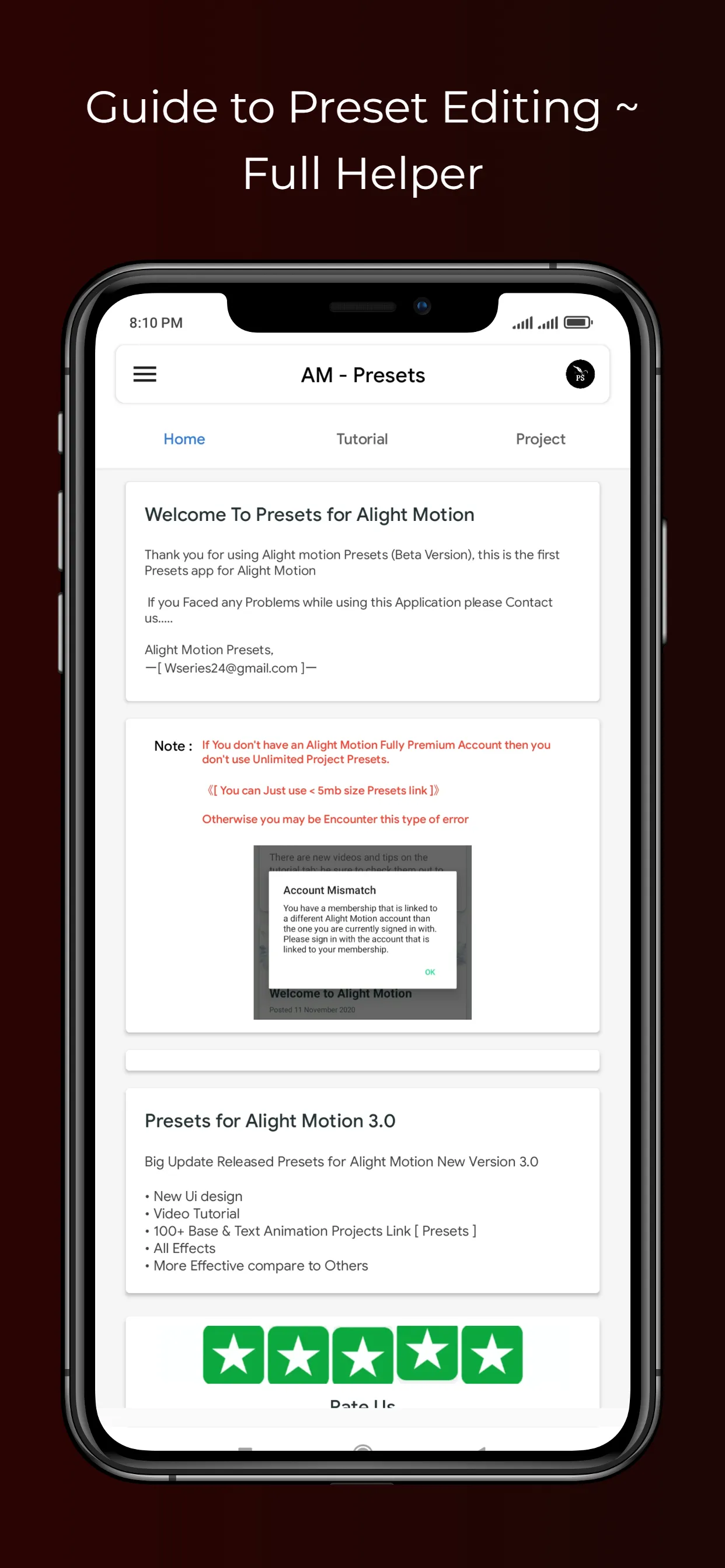 Preset for Alight Motion | Indus Appstore | Screenshot