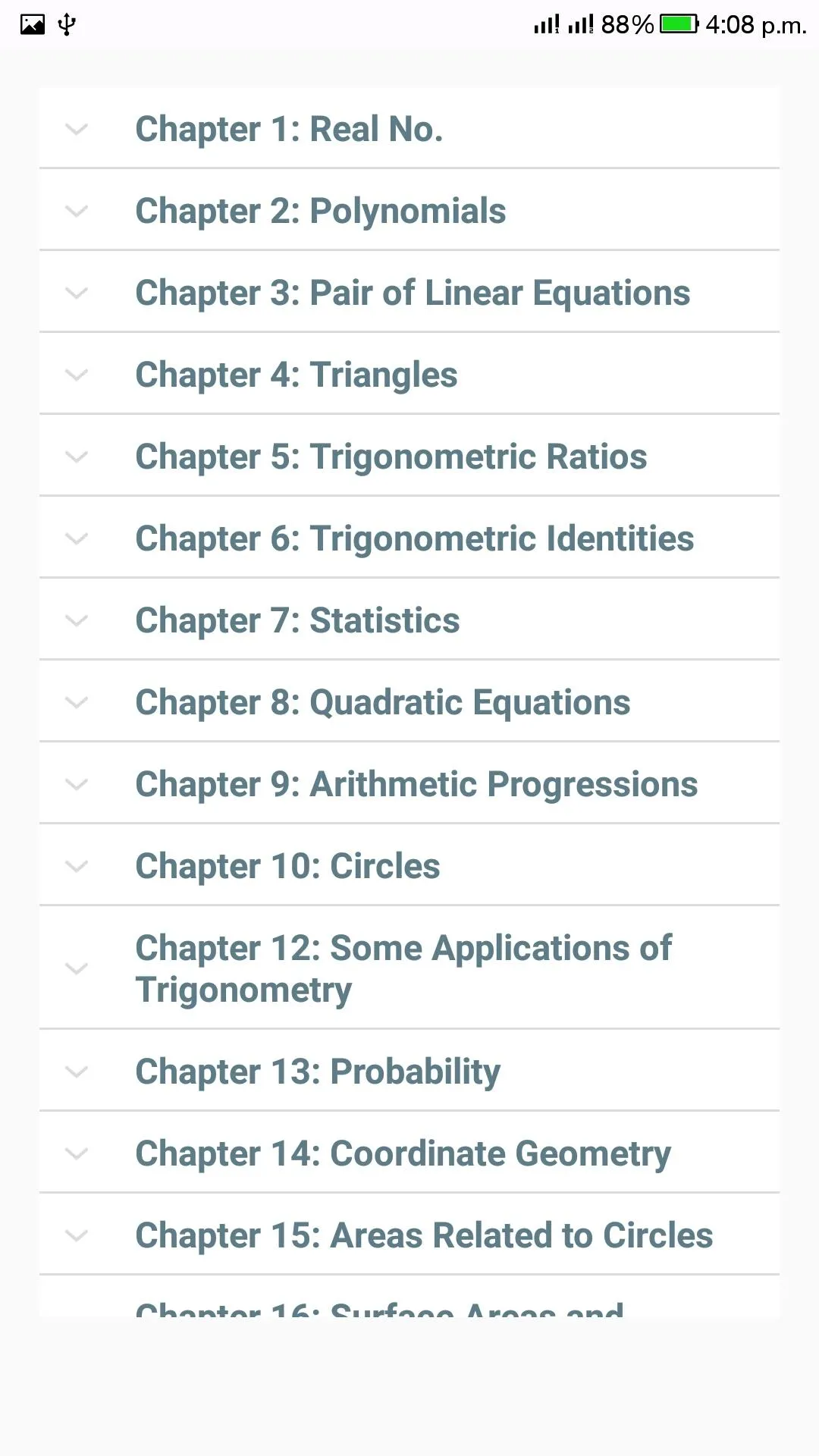 Class 10 Maths Solutions - RD  | Indus Appstore | Screenshot