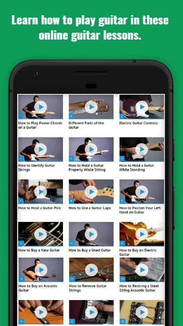 Guitar Lessons Guide | Indus Appstore | Screenshot