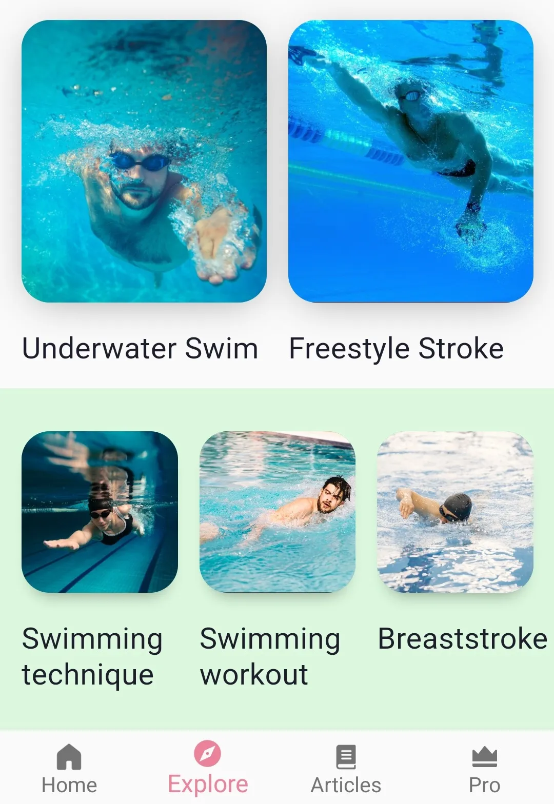 Swimming Lessons: Workout Plan | Indus Appstore | Screenshot