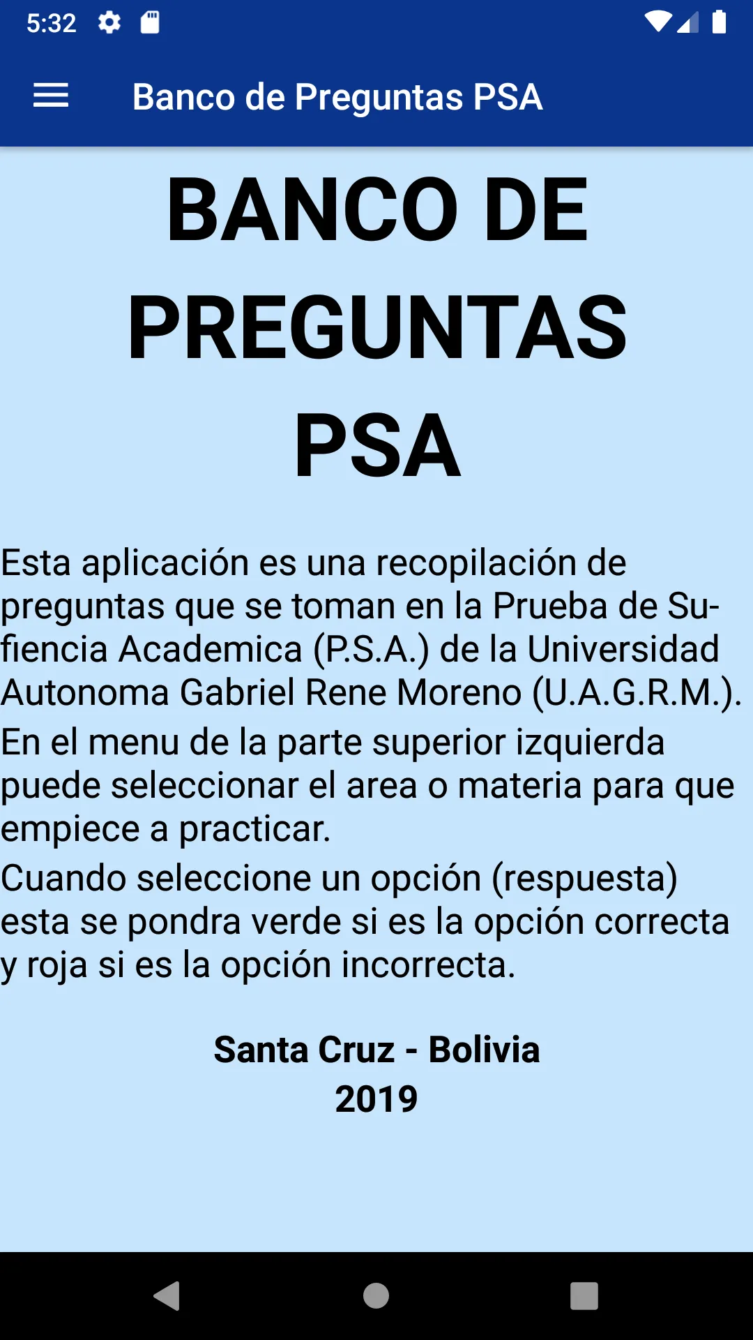 Banco de Preguntas PSA | Indus Appstore | Screenshot