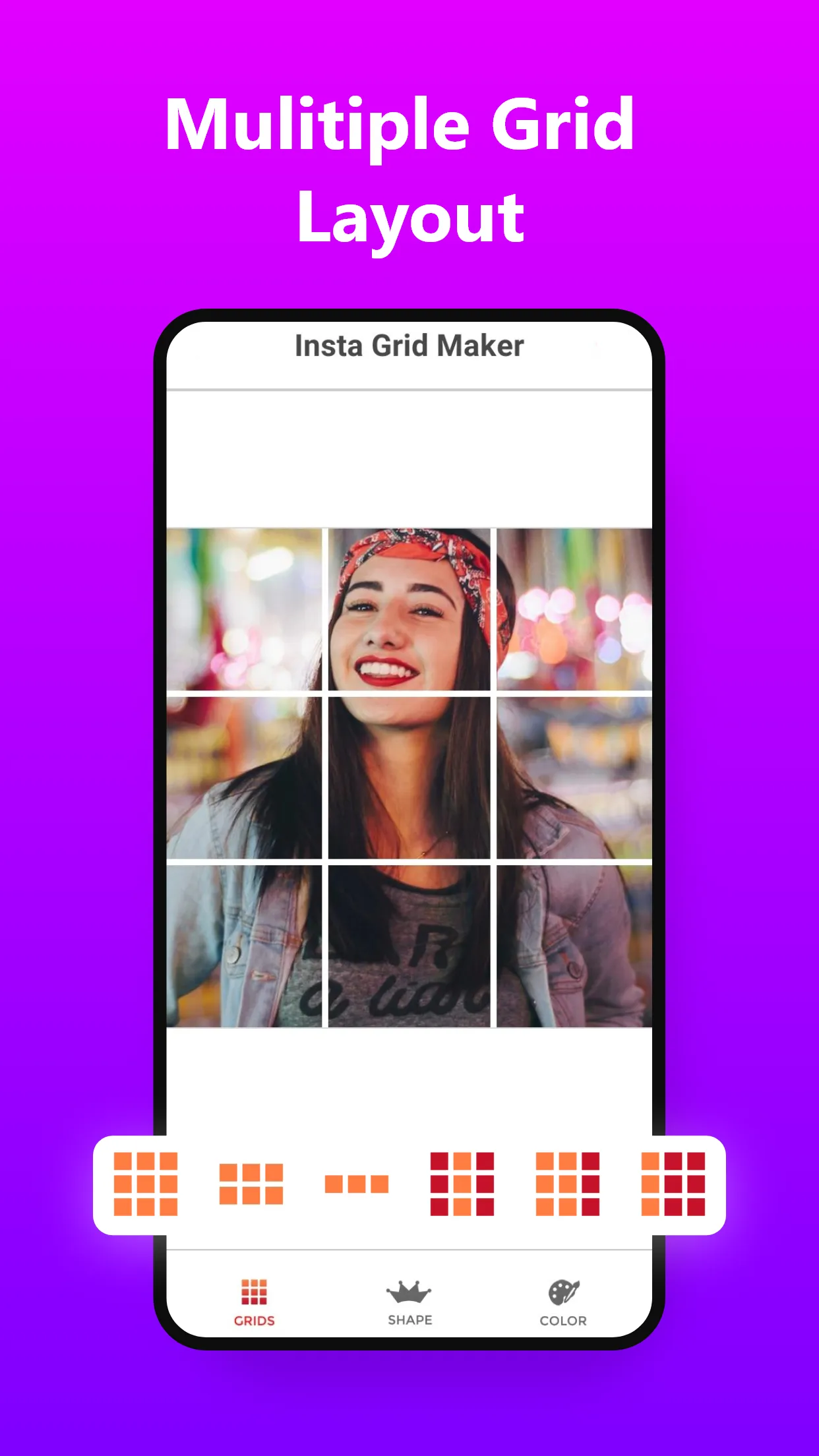 9 Square - Grid Maker App | Indus Appstore | Screenshot