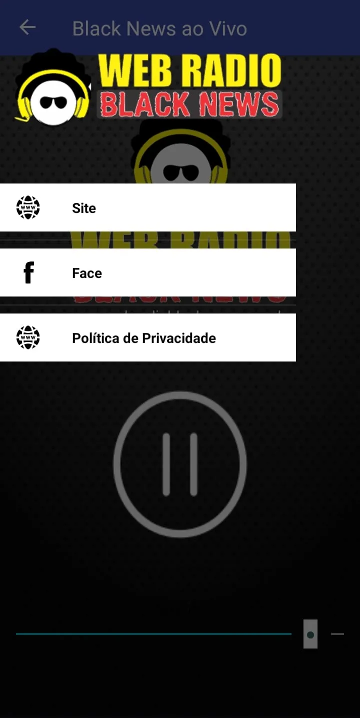 Web Rádio Black News | Indus Appstore | Screenshot