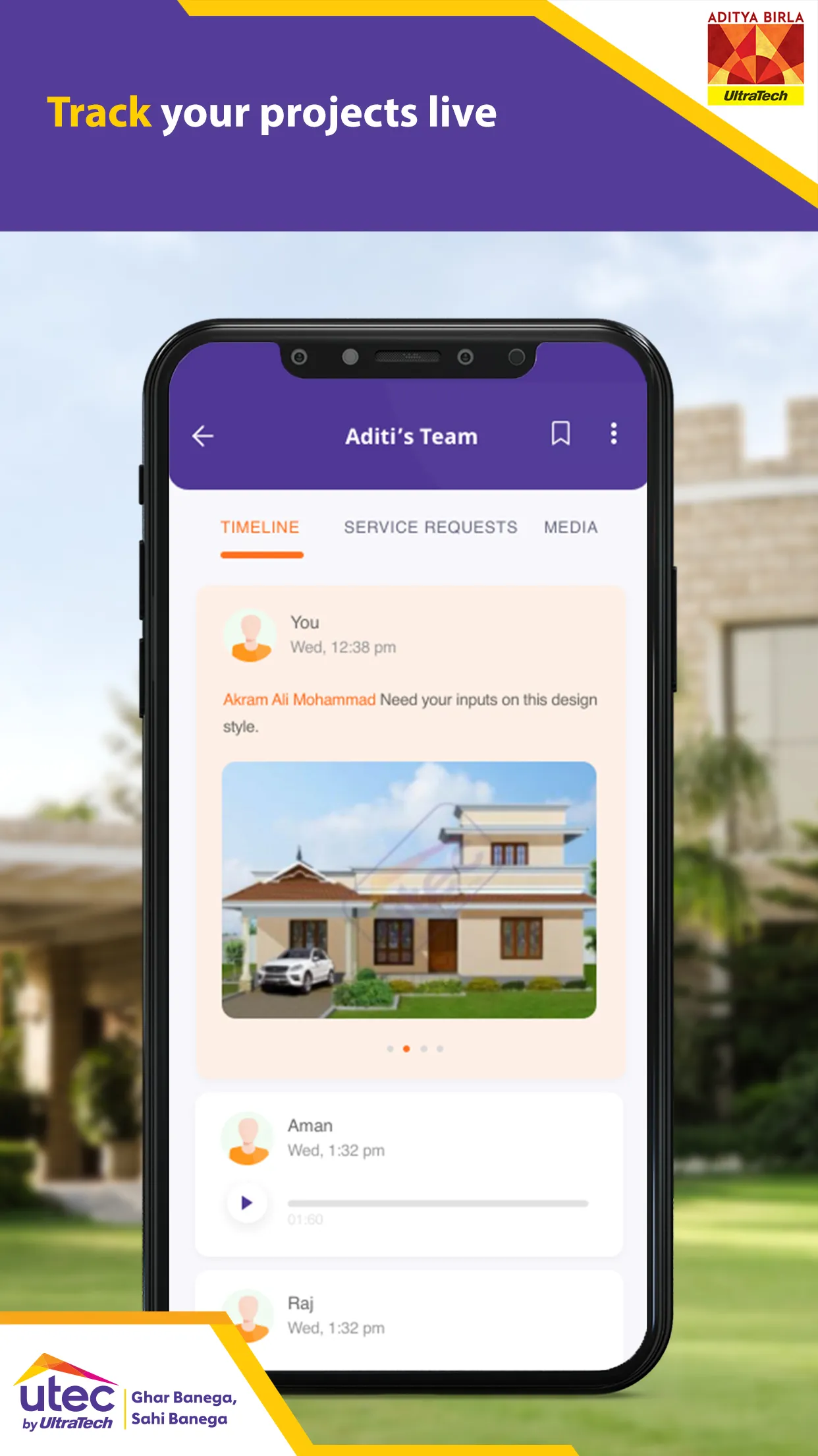 Utec Home Building Partner App | Indus Appstore | Screenshot