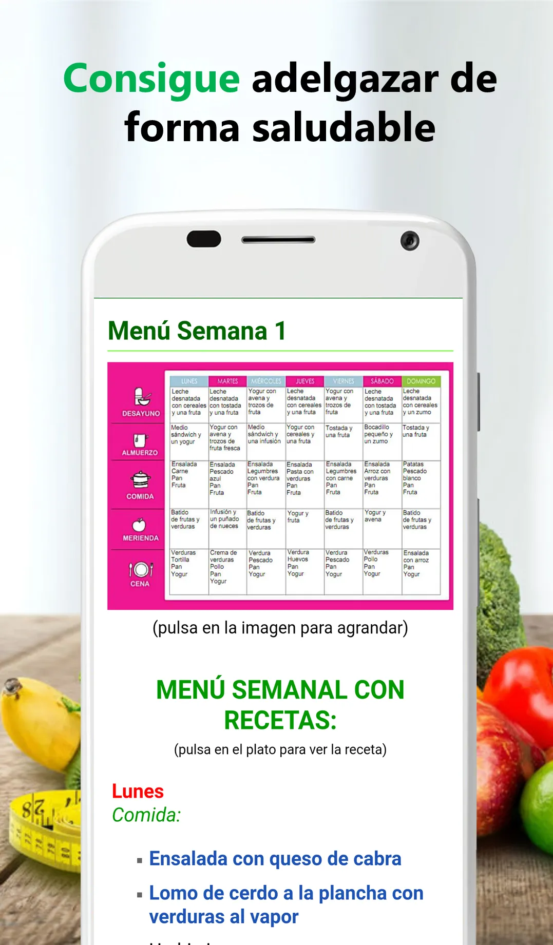 Dieta sana para perder peso | Indus Appstore | Screenshot