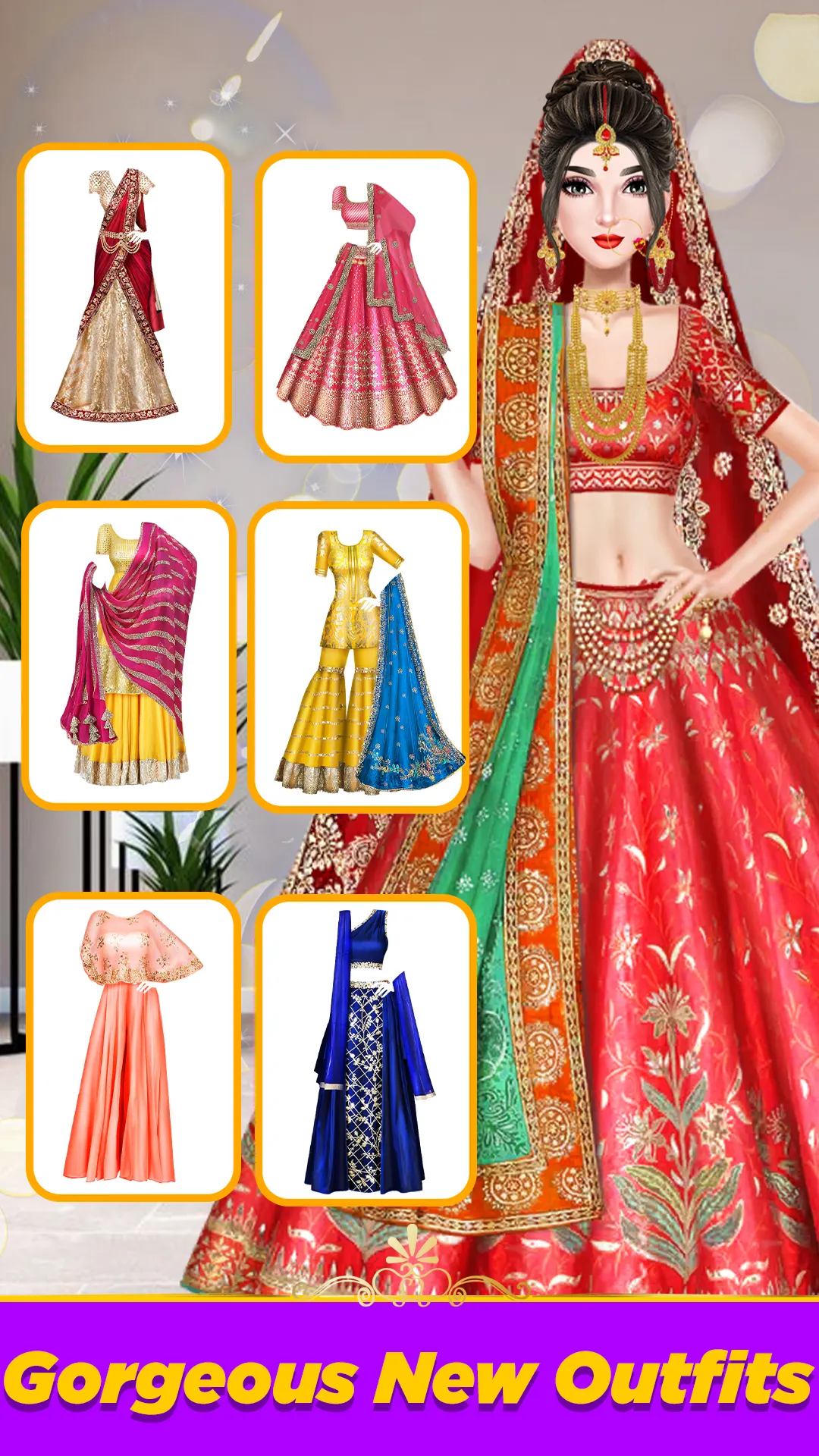 Indian Bridal Makeup & Dressup | Indus Appstore | Screenshot