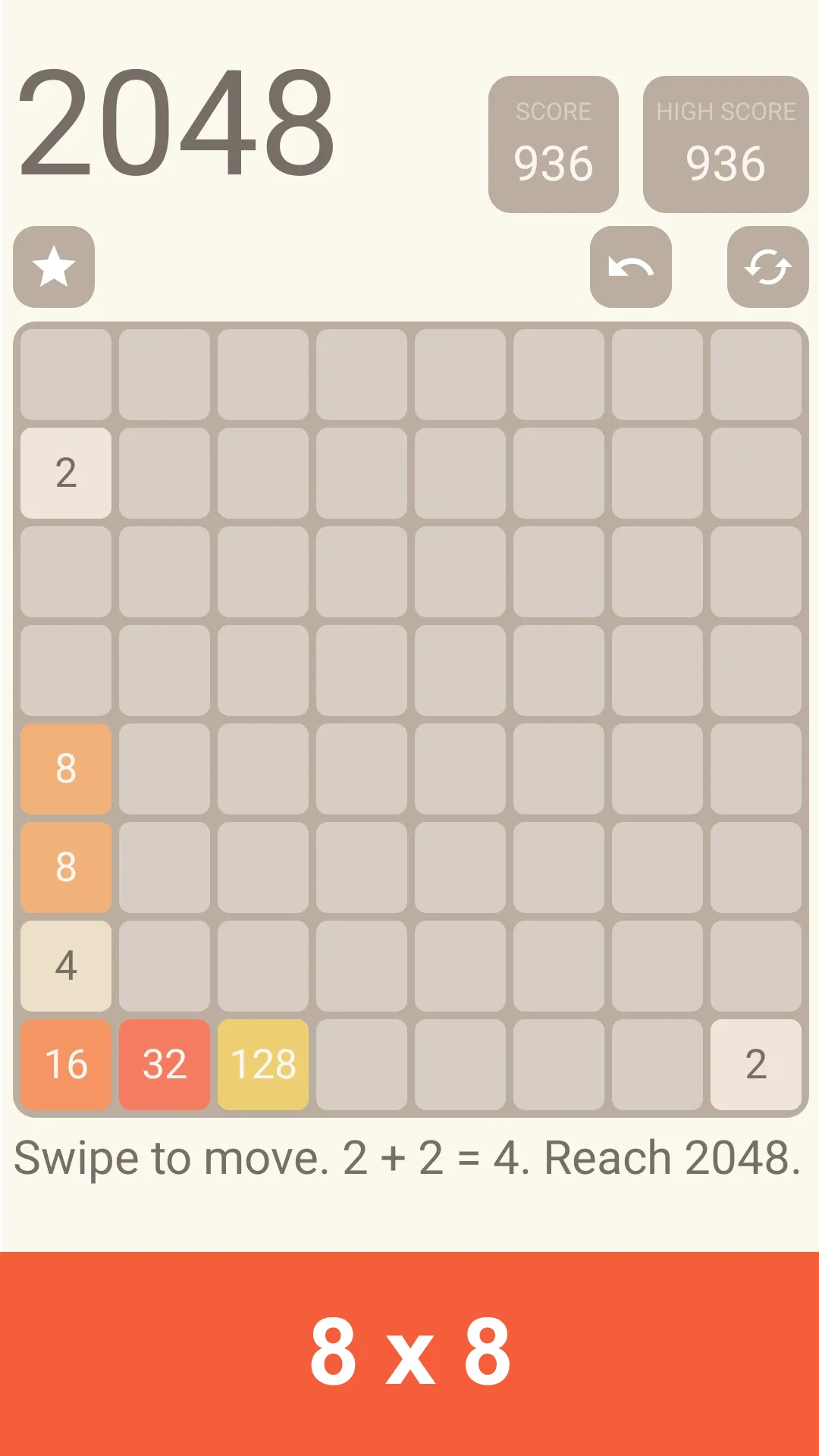 2048 Number Puzzle Game | Indus Appstore | Screenshot