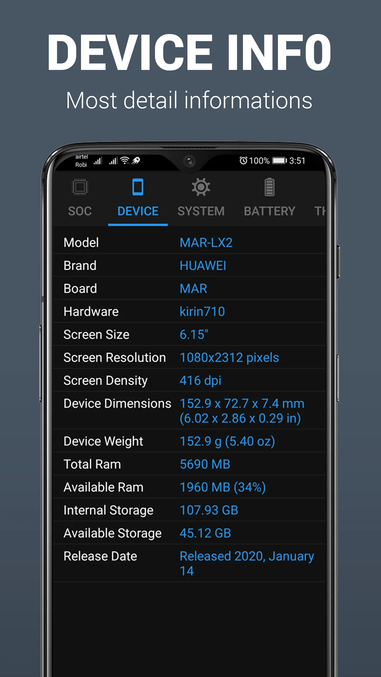 Device & System info - CPU-G | Indus Appstore | Screenshot