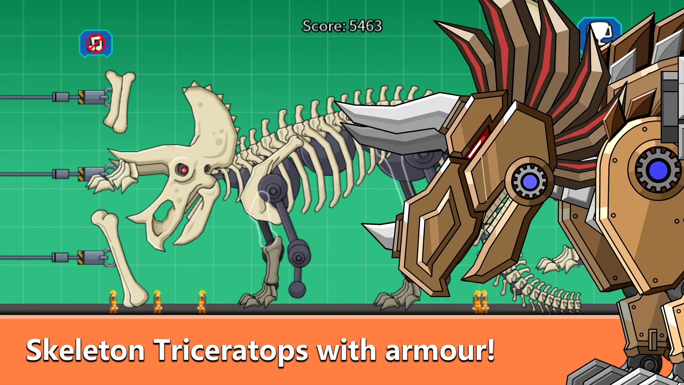 Triceratops Dino Fossil Robot | Indus Appstore | Screenshot