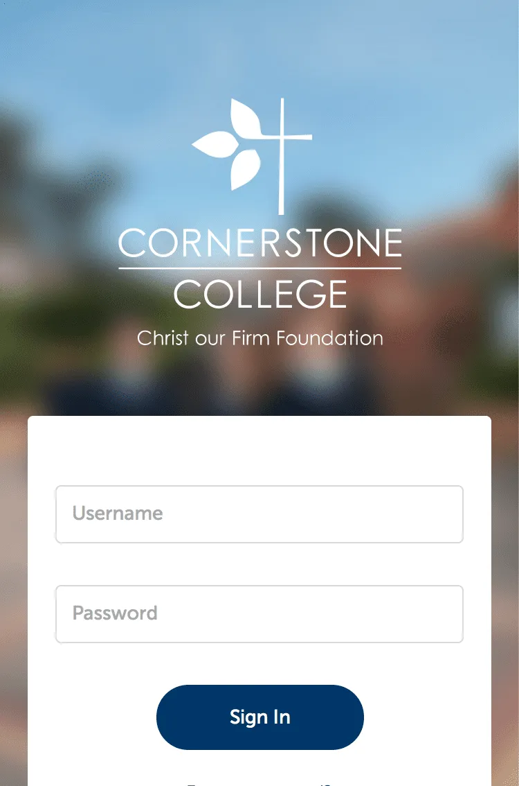 Cornerstone College | Indus Appstore | Screenshot