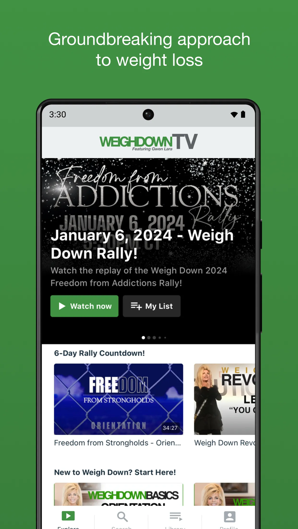 Weigh Down TV | Indus Appstore | Screenshot