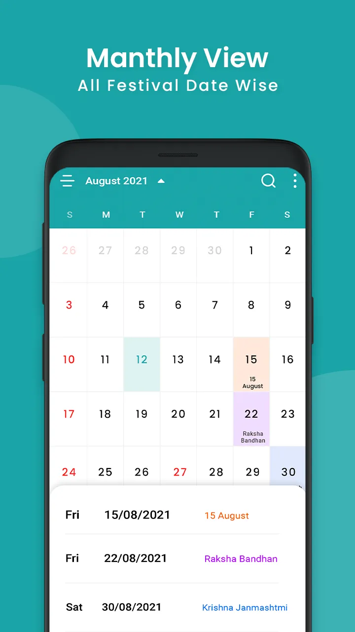 Calendar | Indus Appstore | Screenshot