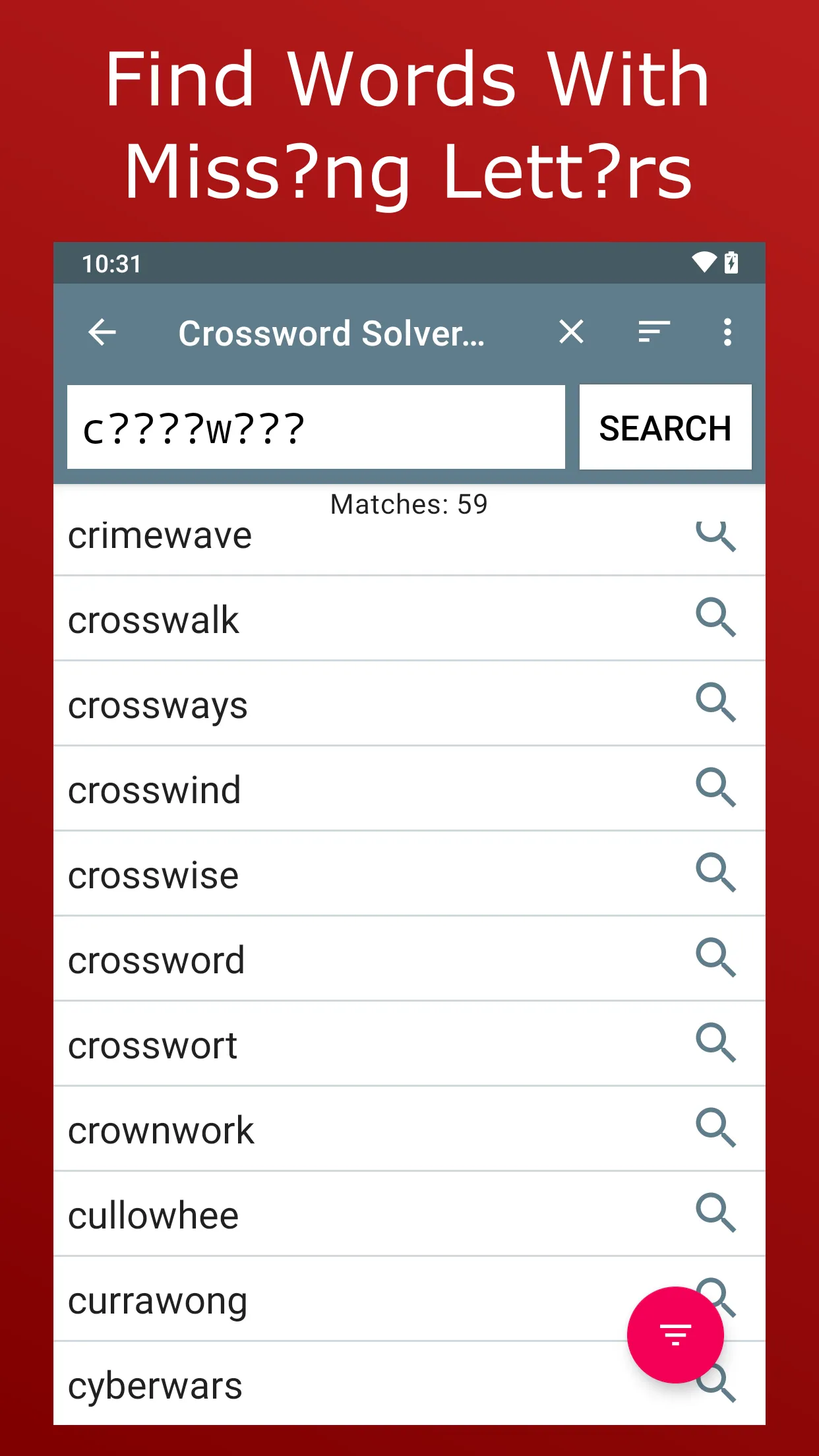 Crossword Solver King | Indus Appstore | Screenshot