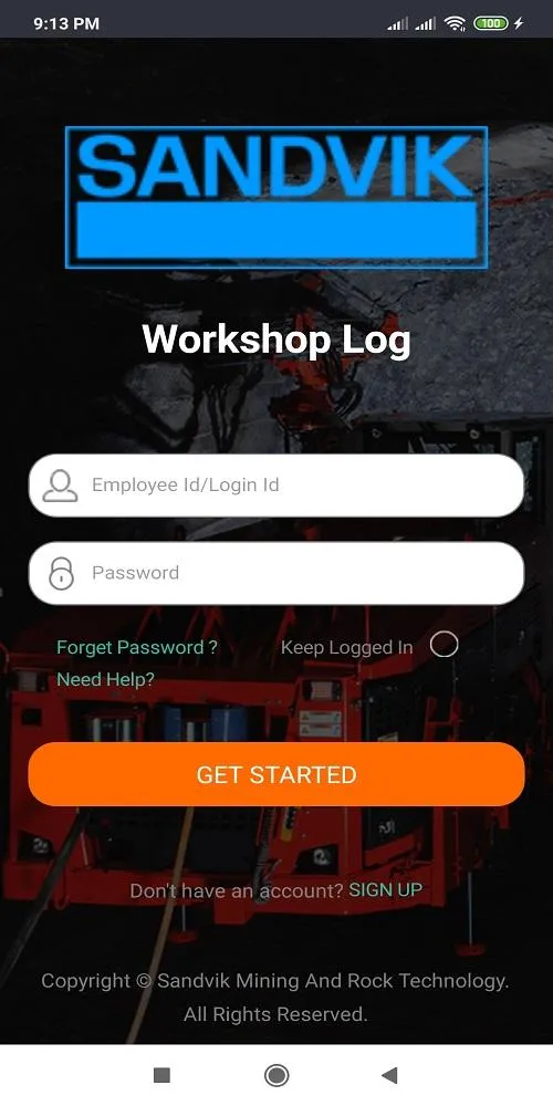 Sandvik Workshop Log | Indus Appstore | Screenshot