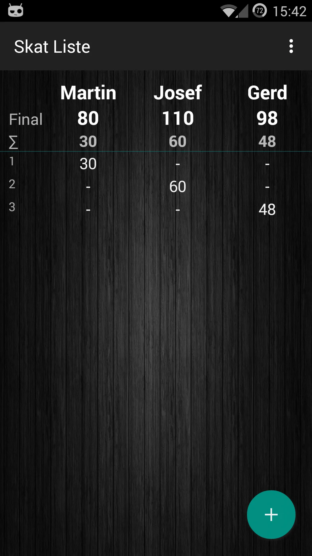 Skat Scorer | Indus Appstore | Screenshot