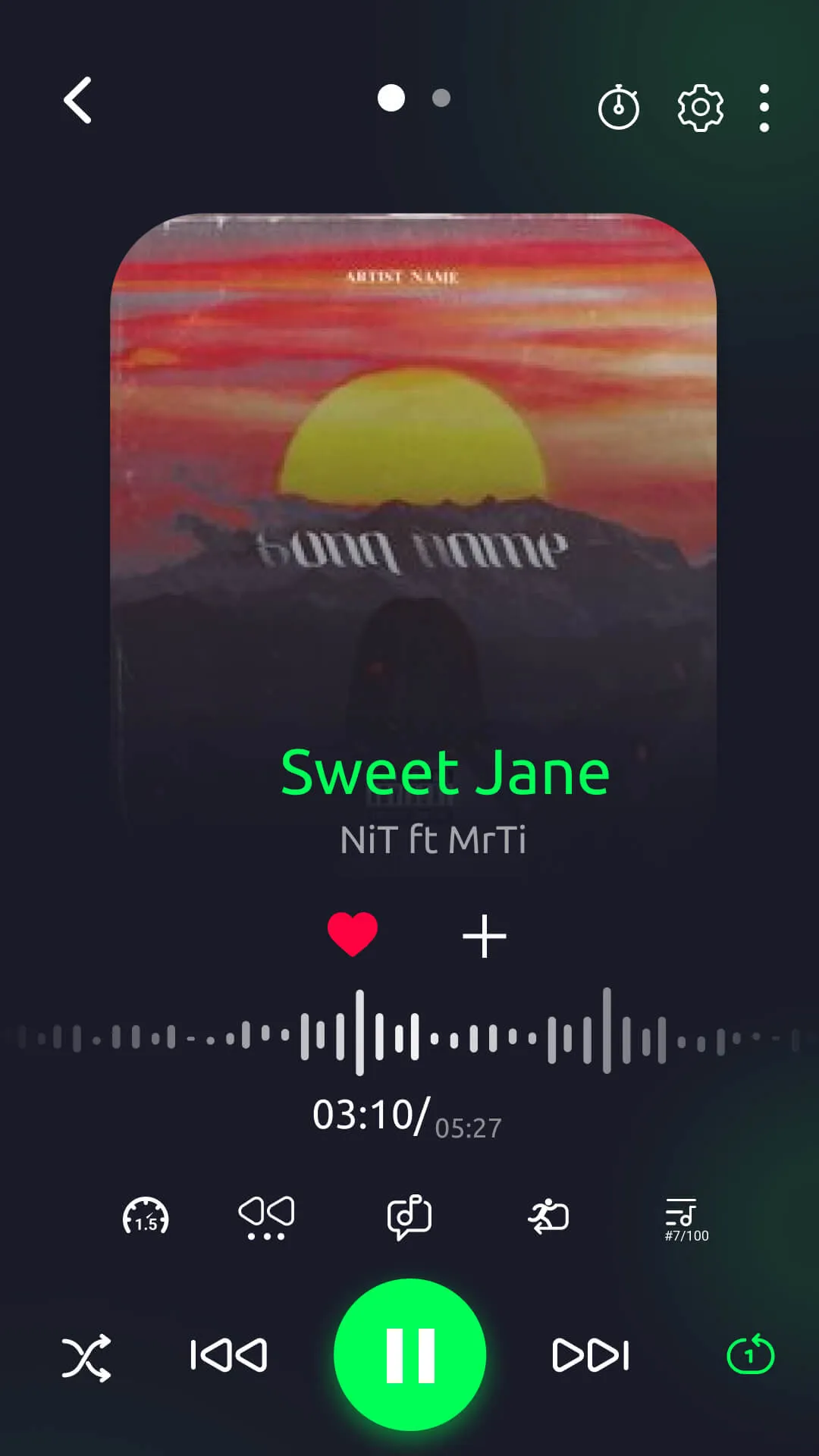 Music player | Indus Appstore | Screenshot