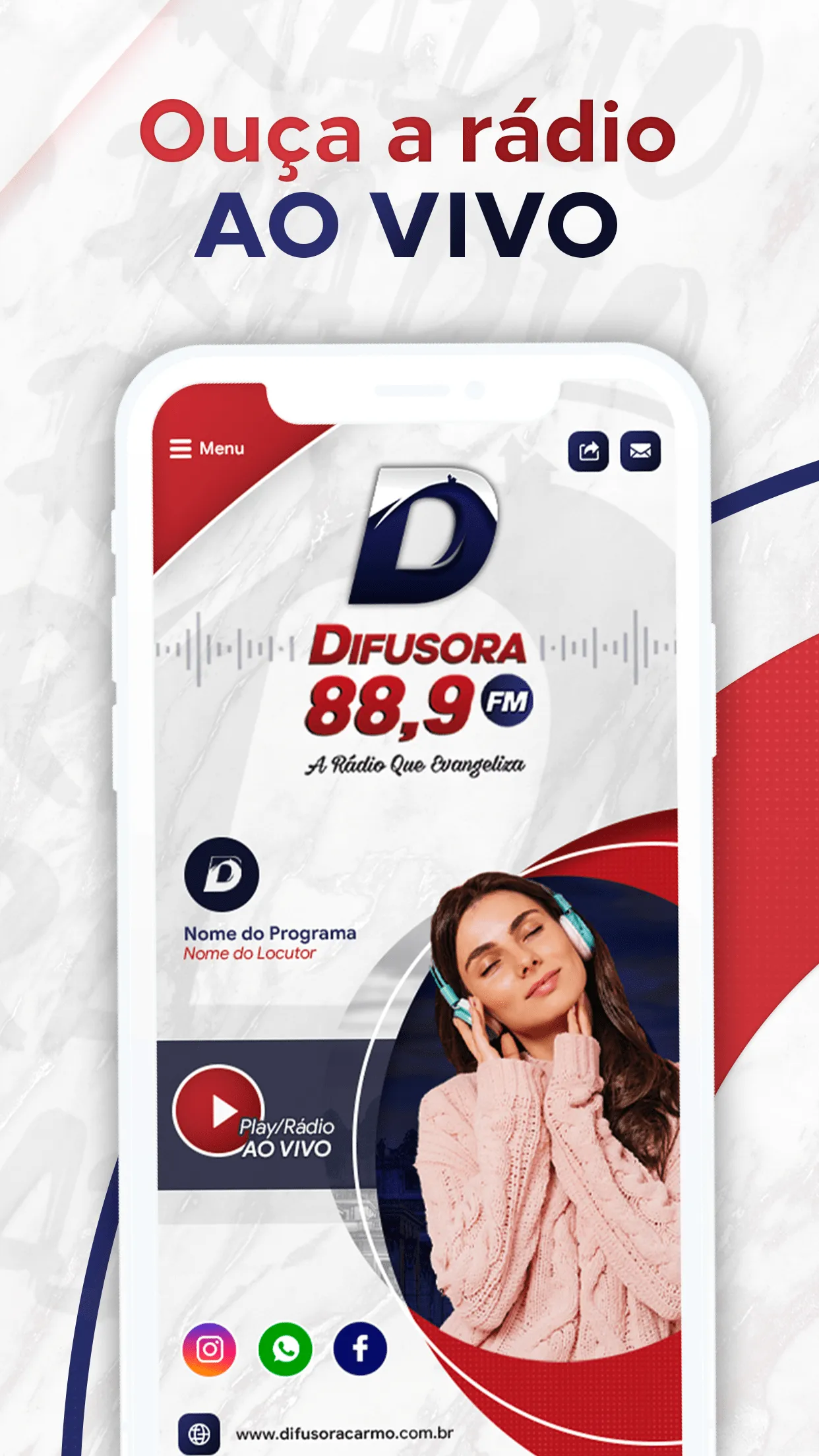 Rádio Difusora 88,9 FM | Indus Appstore | Screenshot