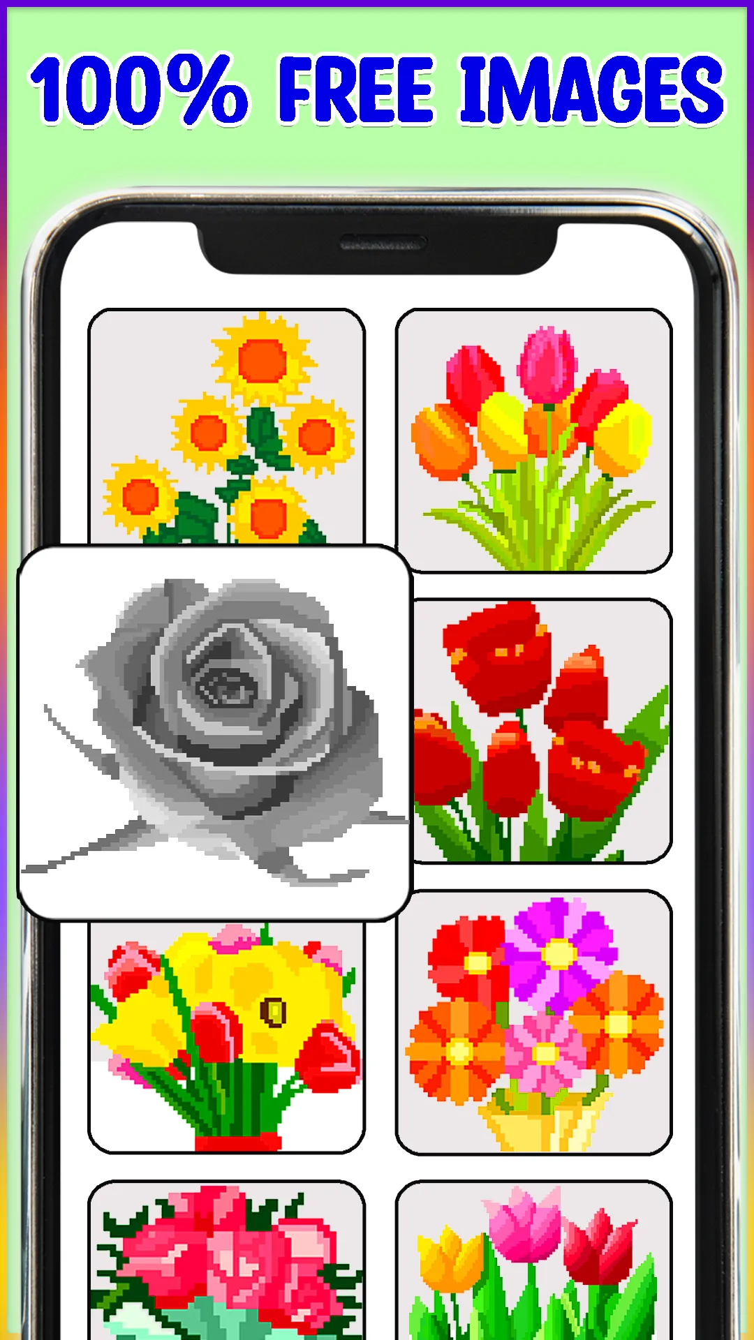 Flowers Pixel Art Coloring | Indus Appstore | Screenshot