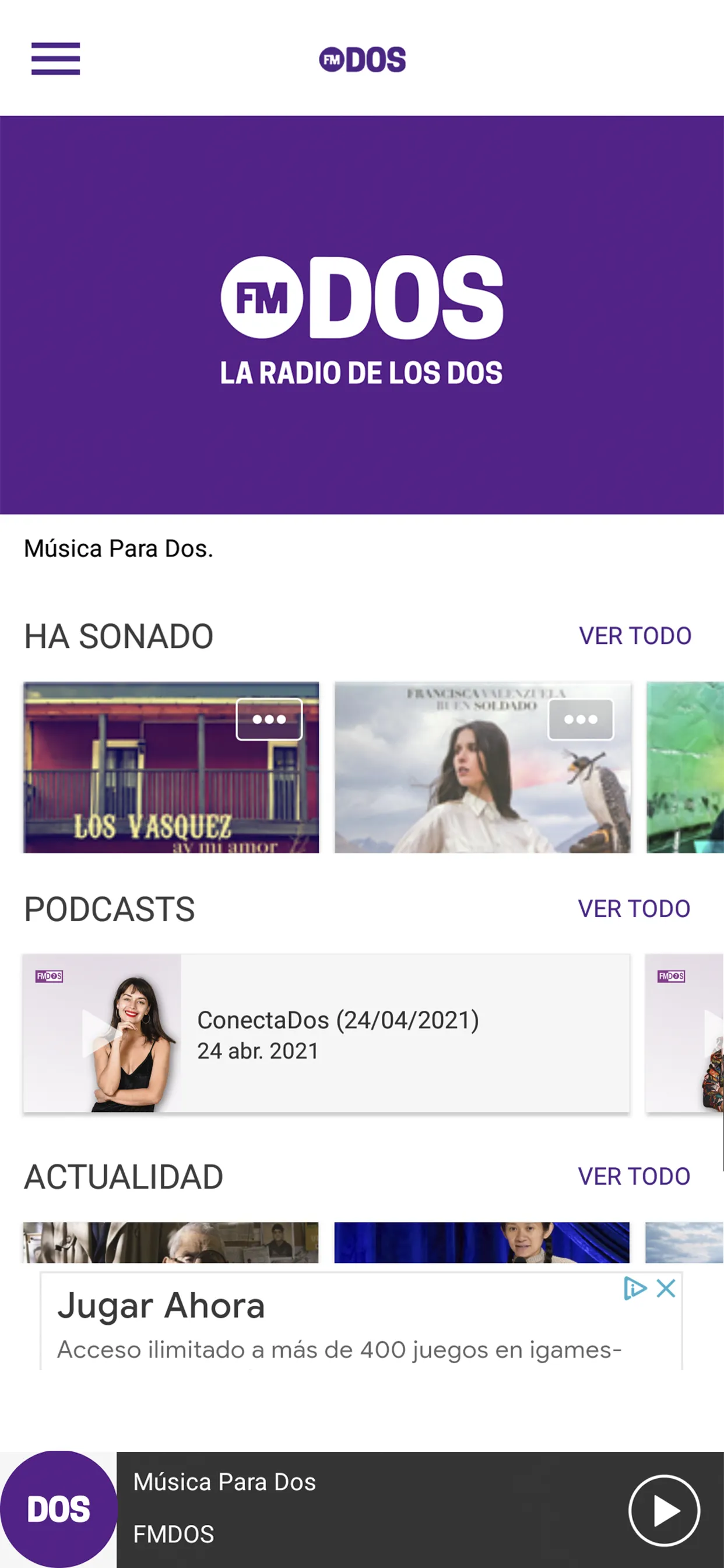 FMDOS Radio | Indus Appstore | Screenshot