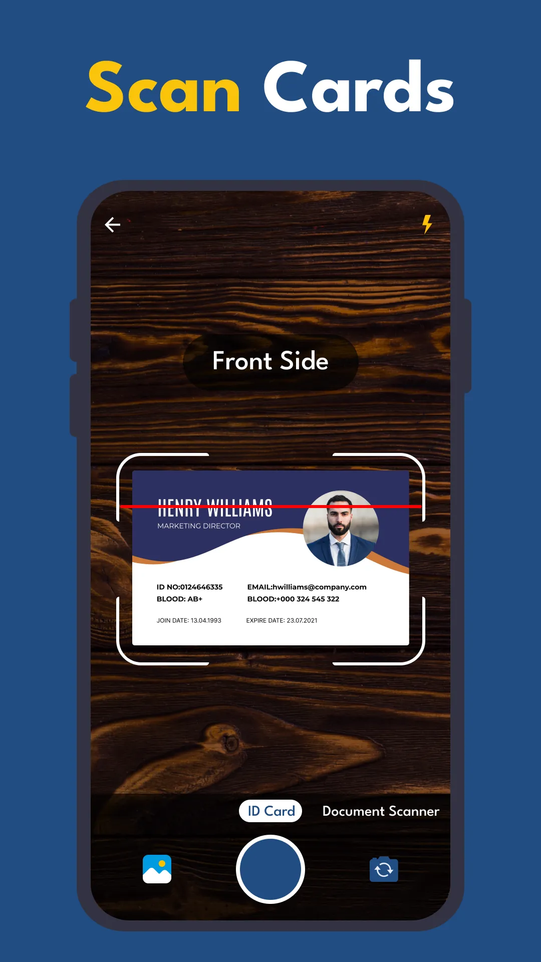 ID Card Scanner and ID Scanner | Indus Appstore | Screenshot