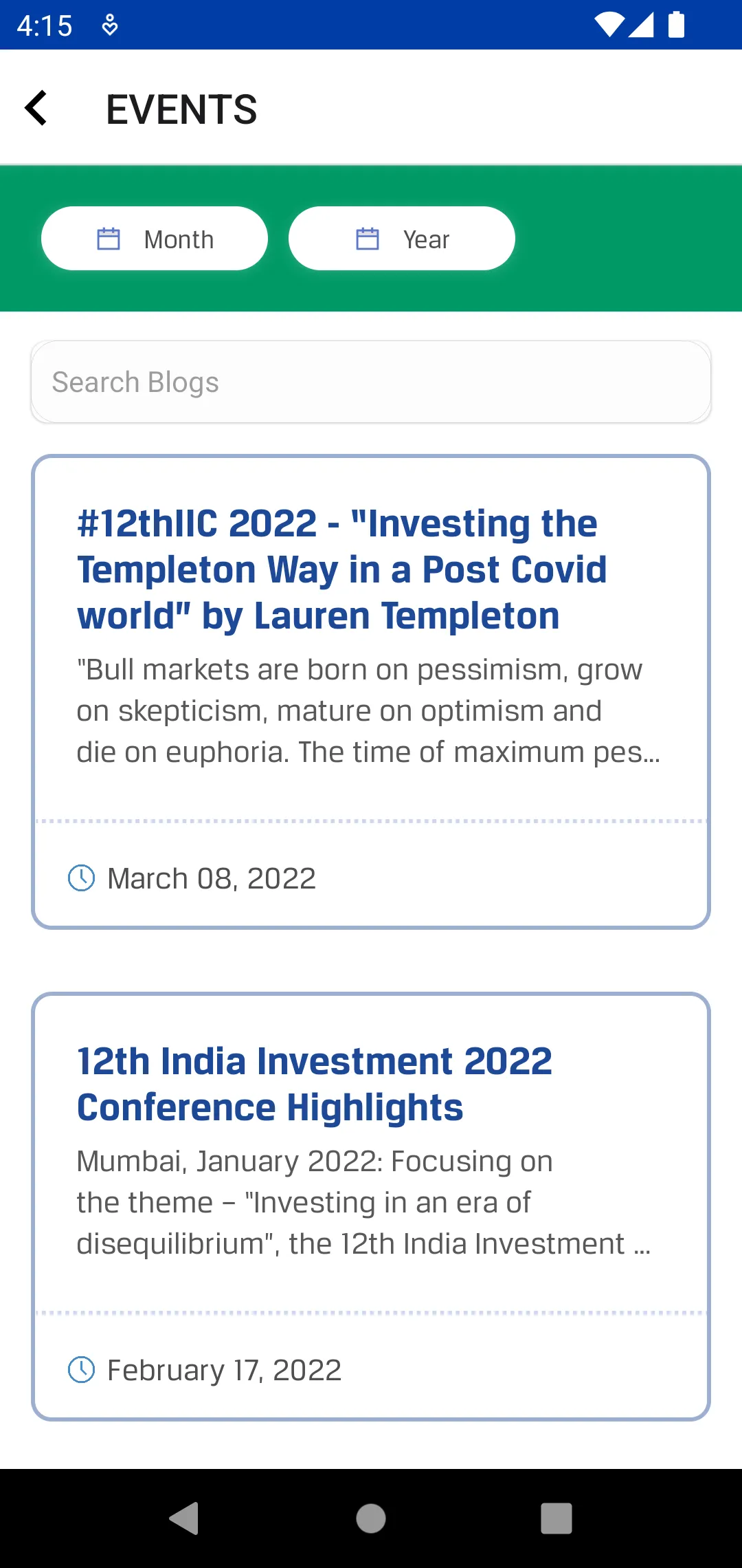 CFA Society India | Indus Appstore | Screenshot