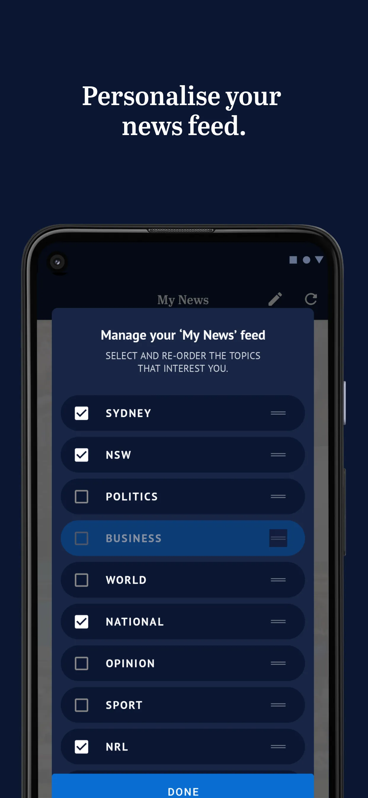 The Sydney Morning Herald | Indus Appstore | Screenshot