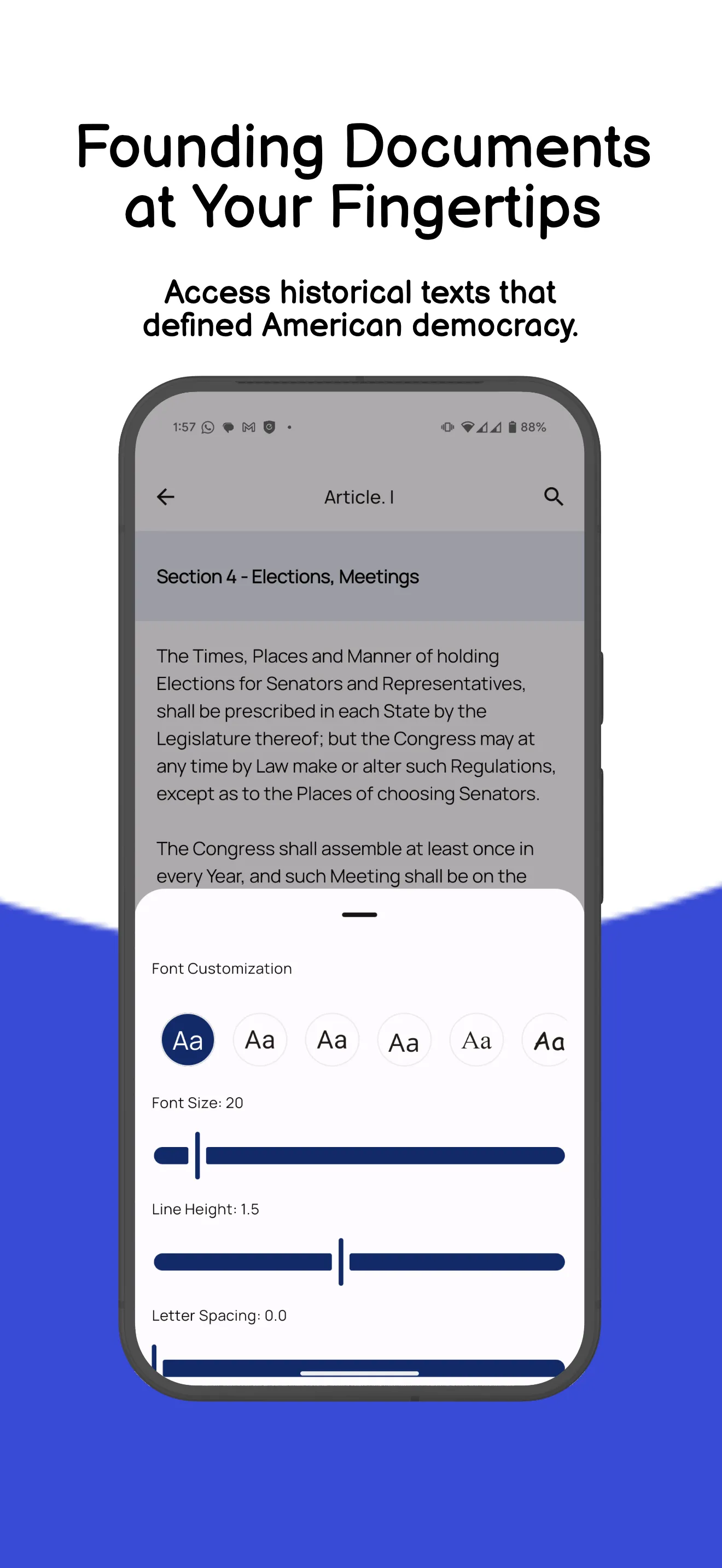 Constitution of United States | Indus Appstore | Screenshot