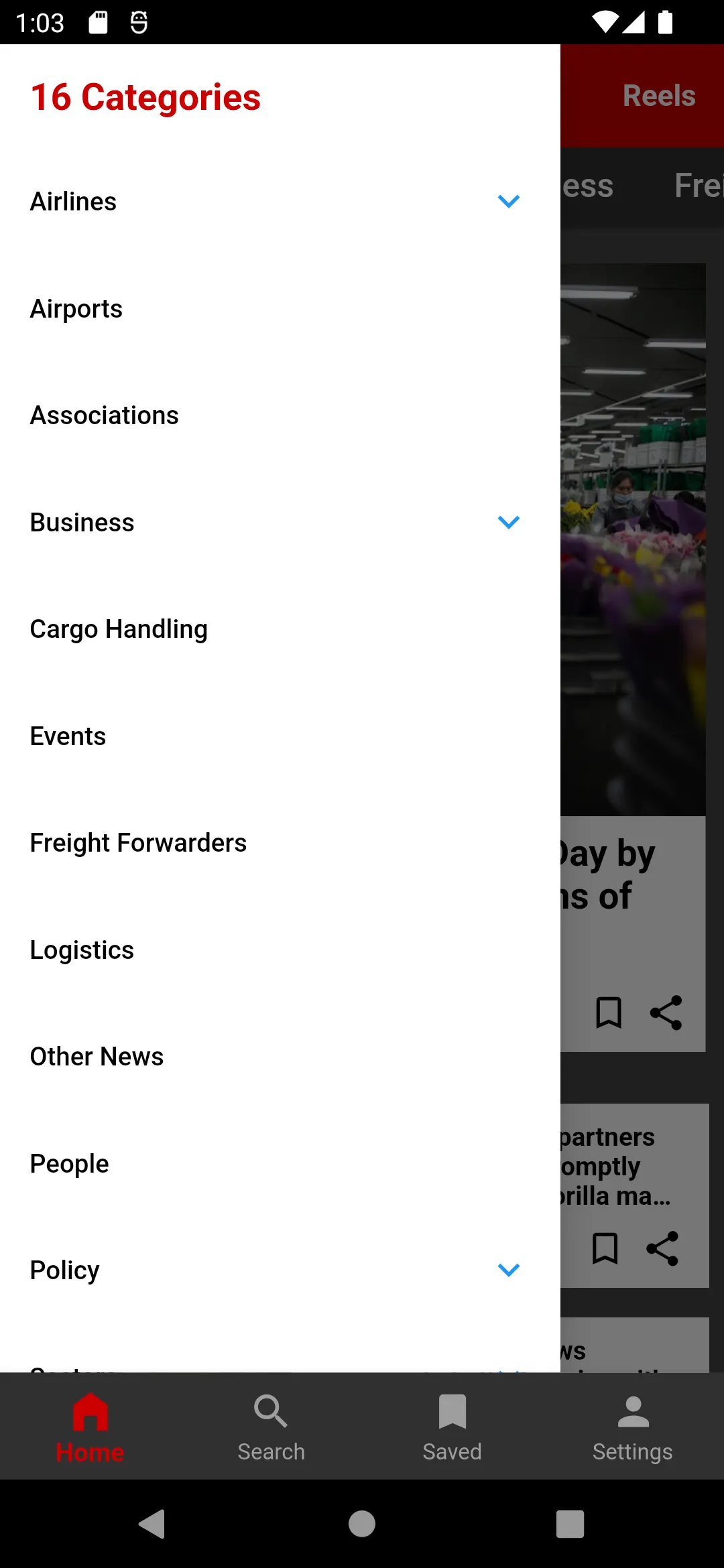 Cargo Newswire | Indus Appstore | Screenshot