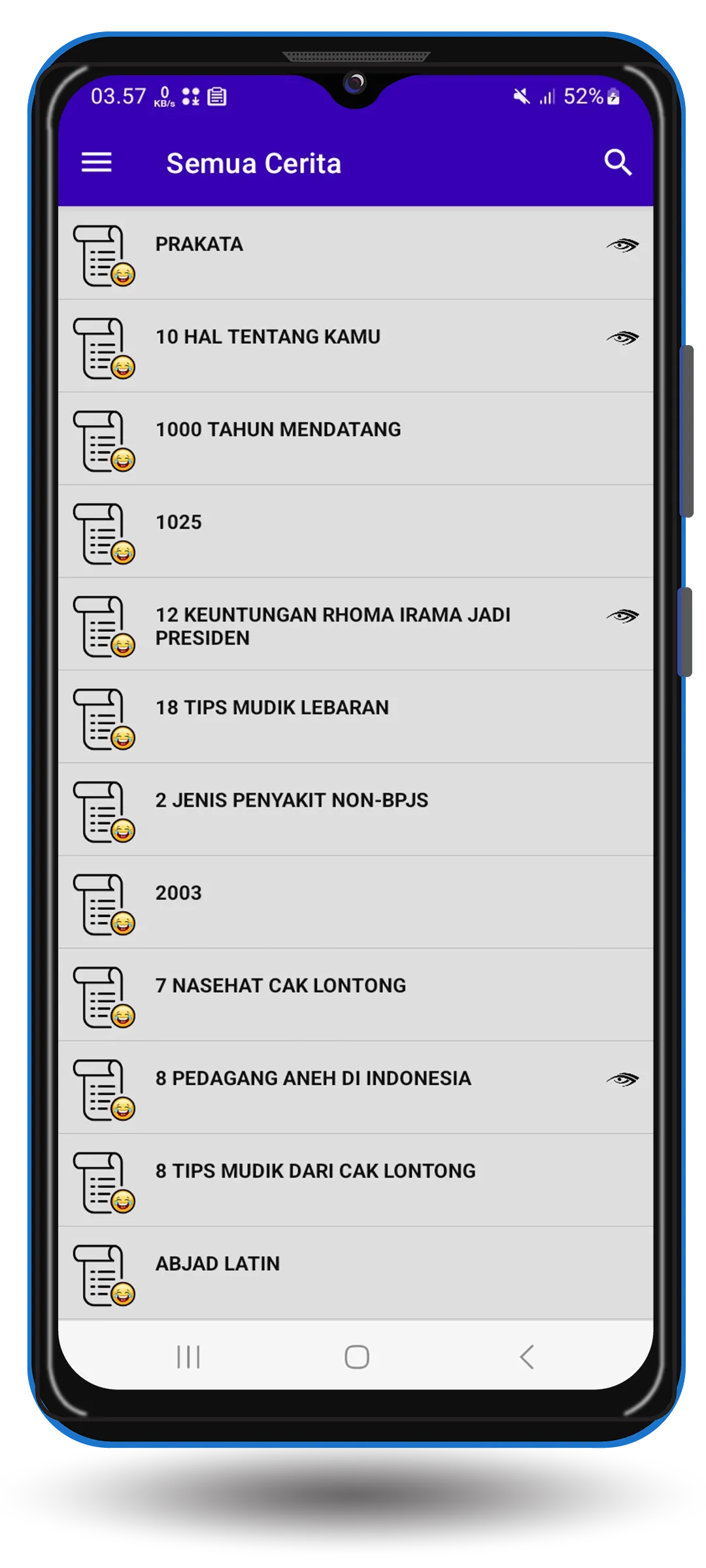 1000+ Cerita Lucu Jaman Now | Indus Appstore | Screenshot