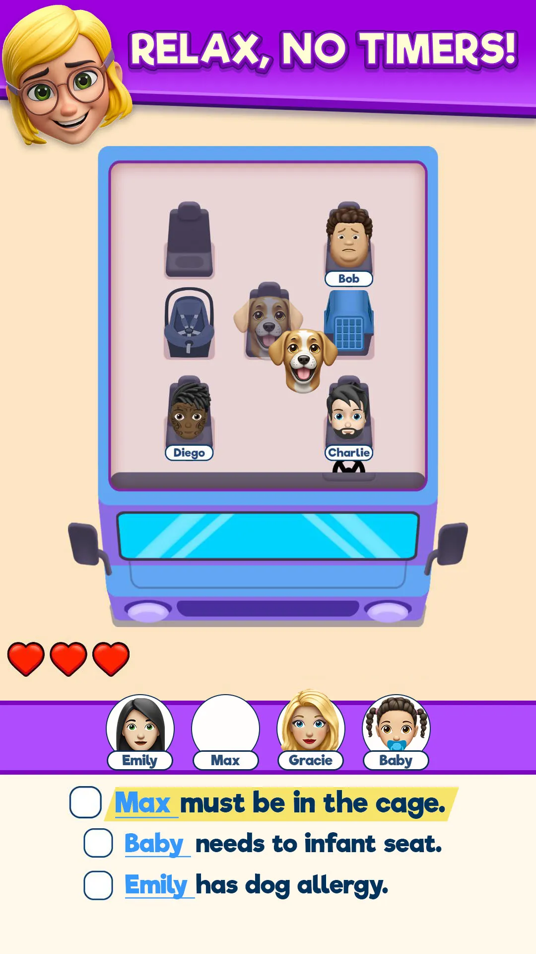 That's My Seat - Logic Puzzle | Indus Appstore | Screenshot