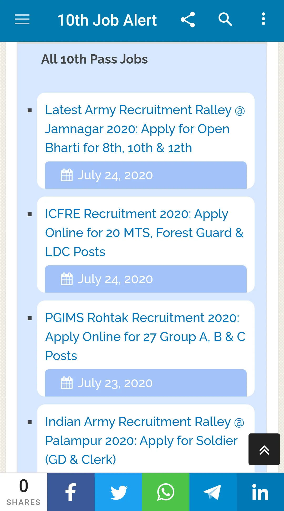 10th Job Alerts (Matric Jobs) | Indus Appstore | Screenshot