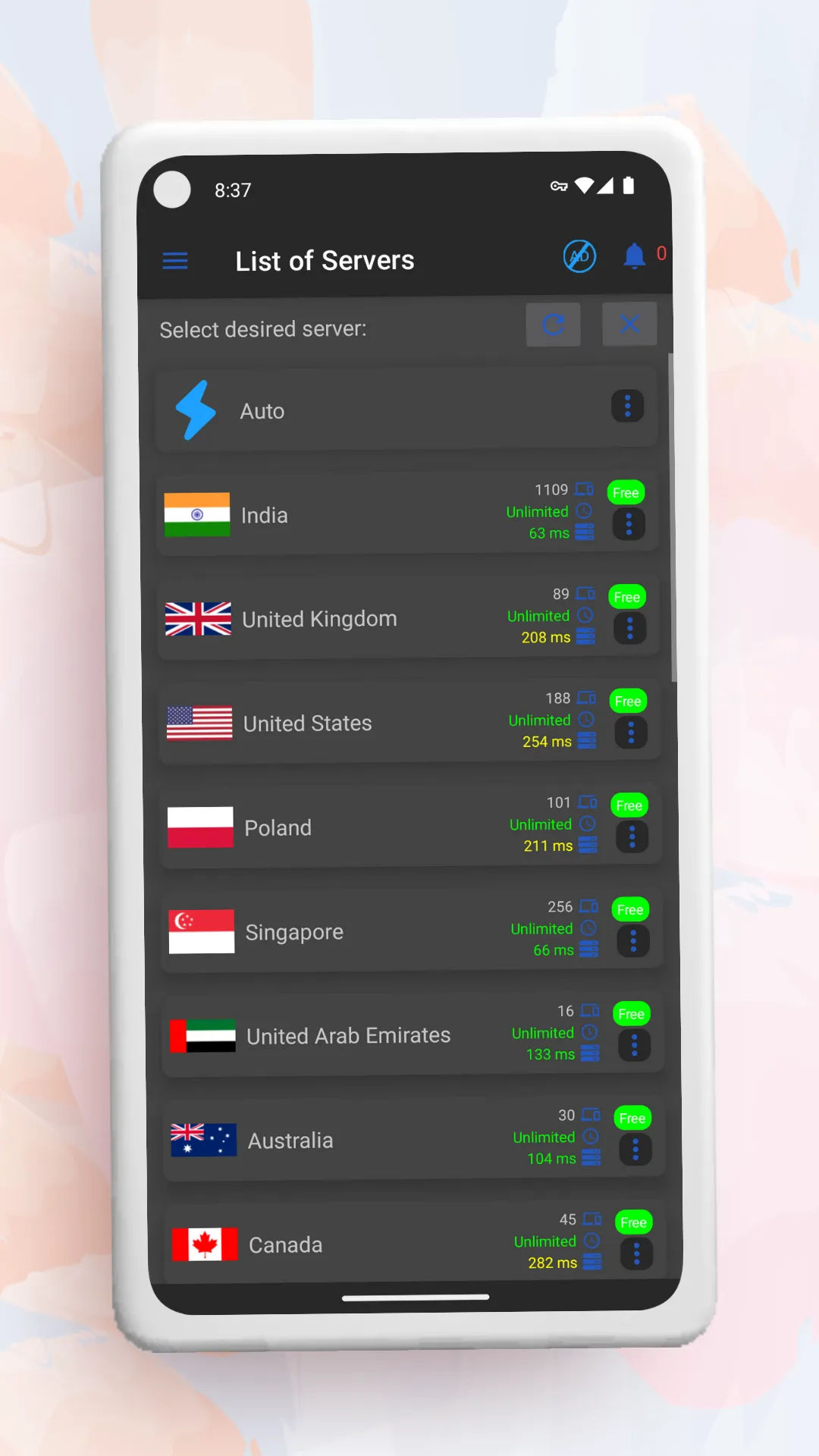 QGOLF VPN | Indus Appstore | Screenshot