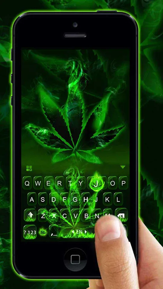 Rasta Weed Keyboard Theme | Indus Appstore | Screenshot