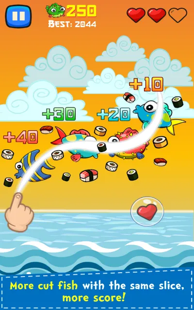 Sushi Ninja | Indus Appstore | Screenshot