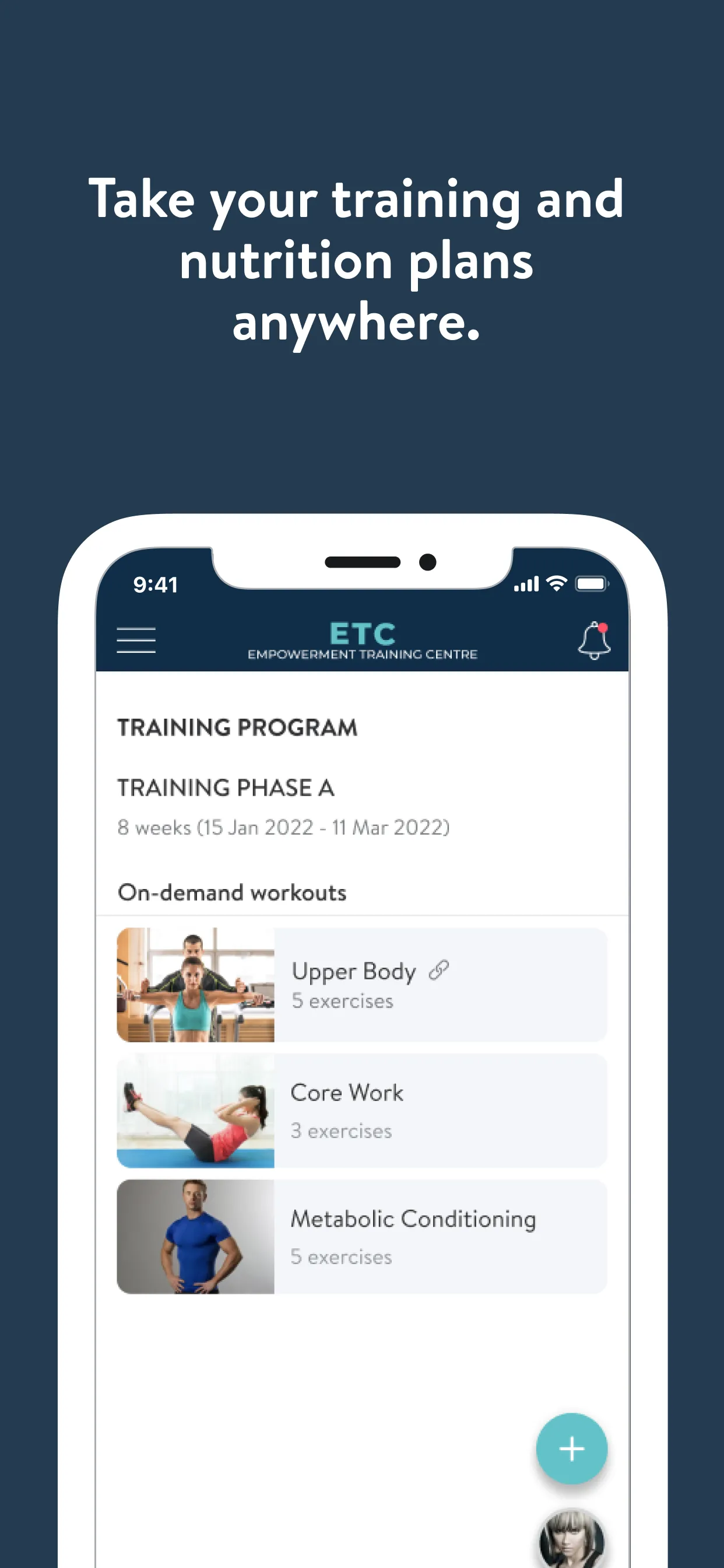 ETC Fitness App | Indus Appstore | Screenshot