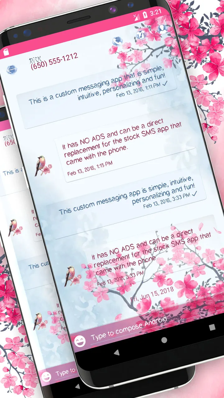 Pink sakura flowers | Indus Appstore | Screenshot