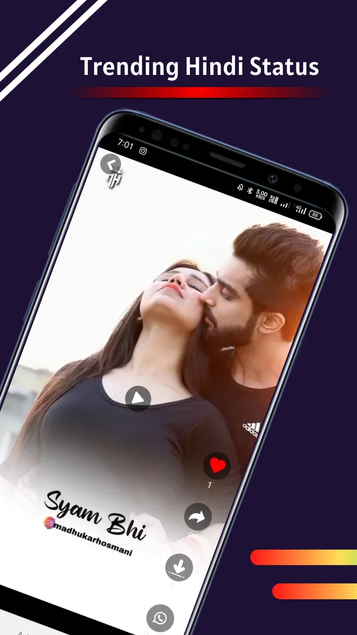 Hindi Love Video Status | Indus Appstore | Screenshot