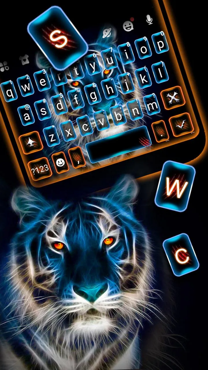 Tiger Glow Theme | Indus Appstore | Screenshot