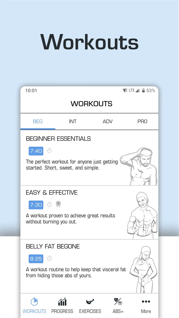 Driven Abs Workout | Indus Appstore | Screenshot