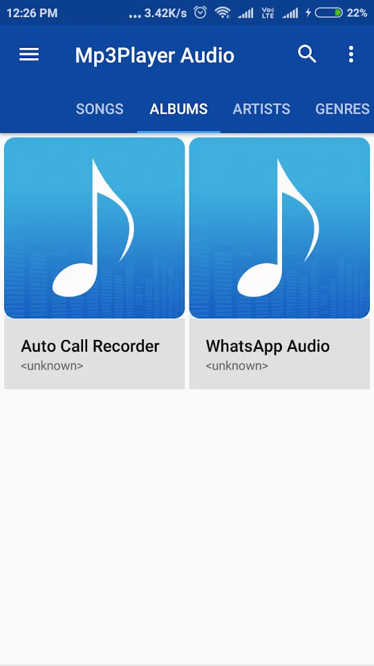 MP3 Player | Indus Appstore | Screenshot