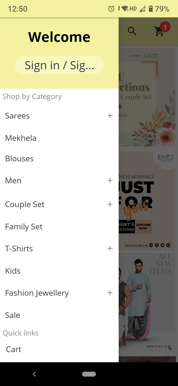 Dheu - Online shopping App | Indus Appstore | Screenshot