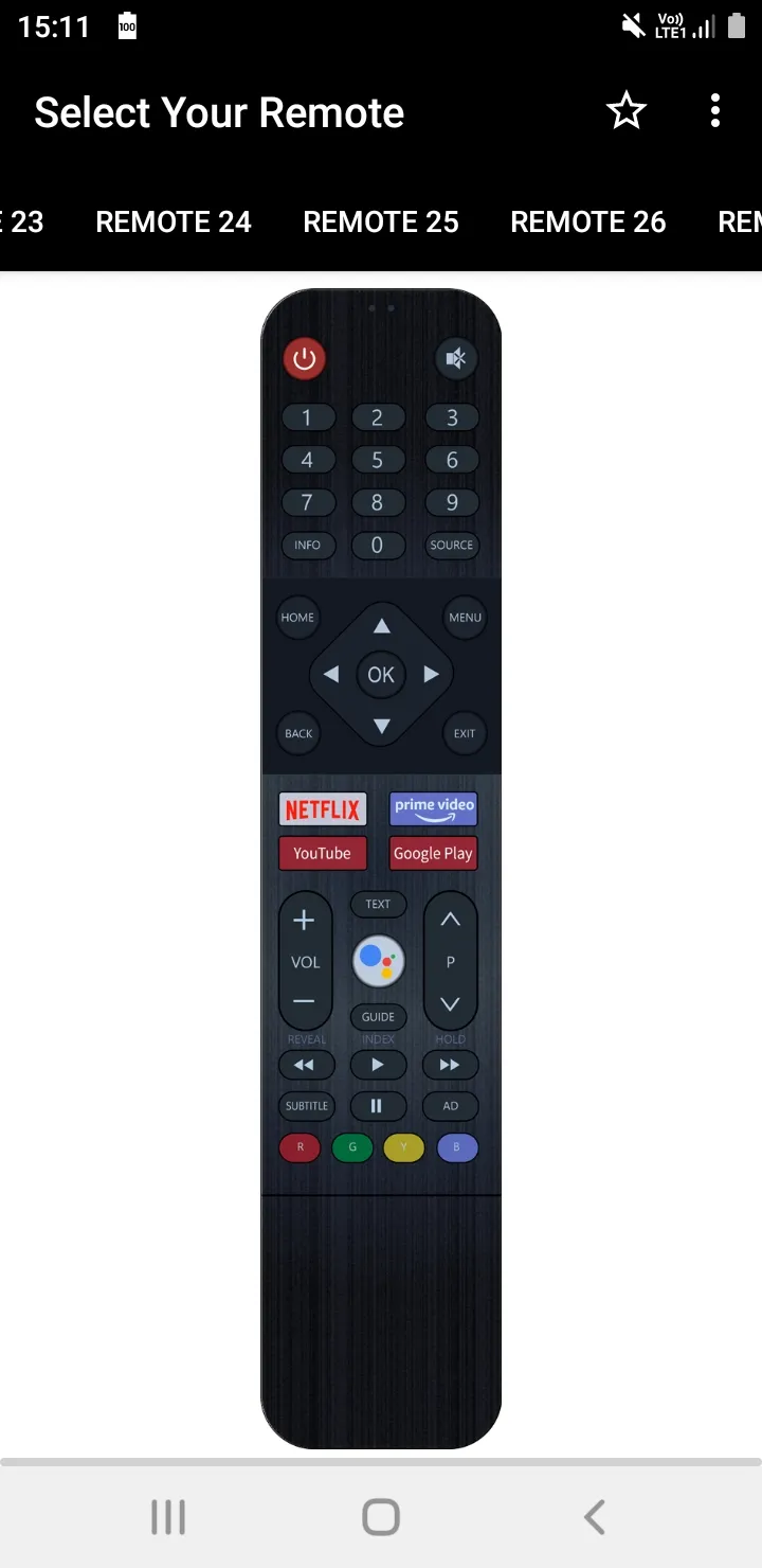 VU TV Remote | Indus Appstore | Screenshot