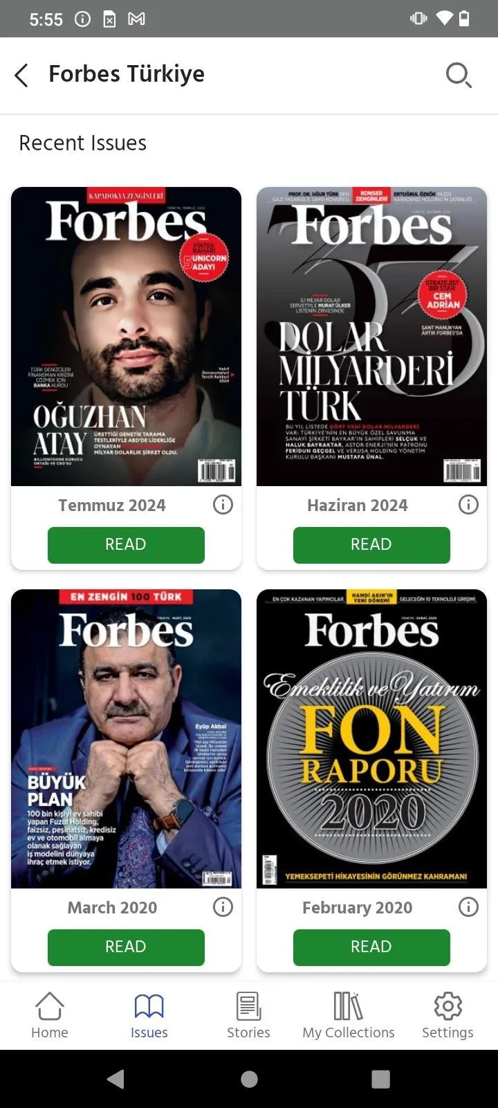 Forbes Türkiye | Indus Appstore | Screenshot